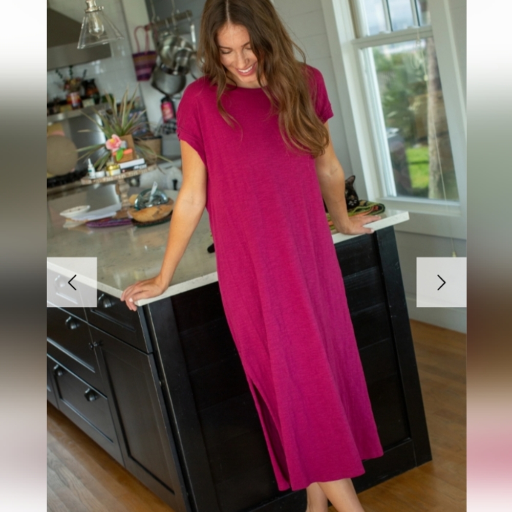 Frankie Knit Tee Shirt Midi Dress
